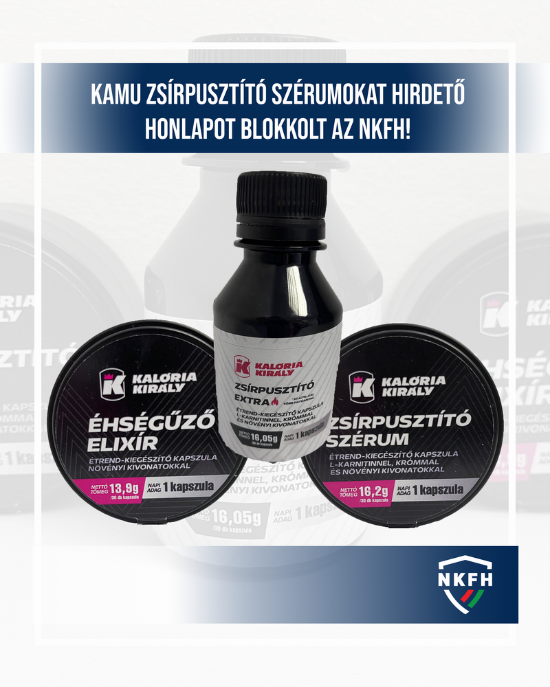 Kamu zsírpusztító szérumokat hirdető honlapot blokkolt az NKFH
